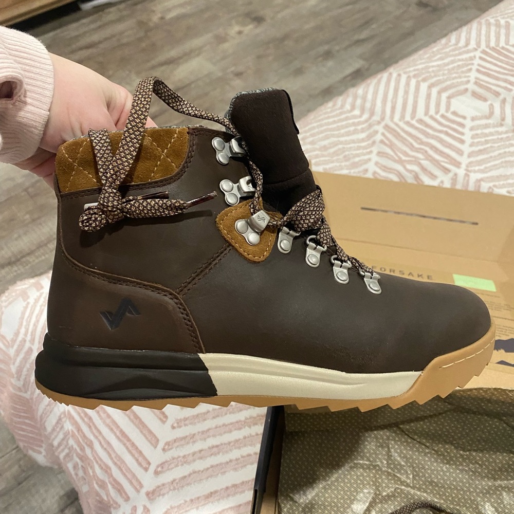 Forsake hiking boots, color: Mocha/Tan, size 9 B